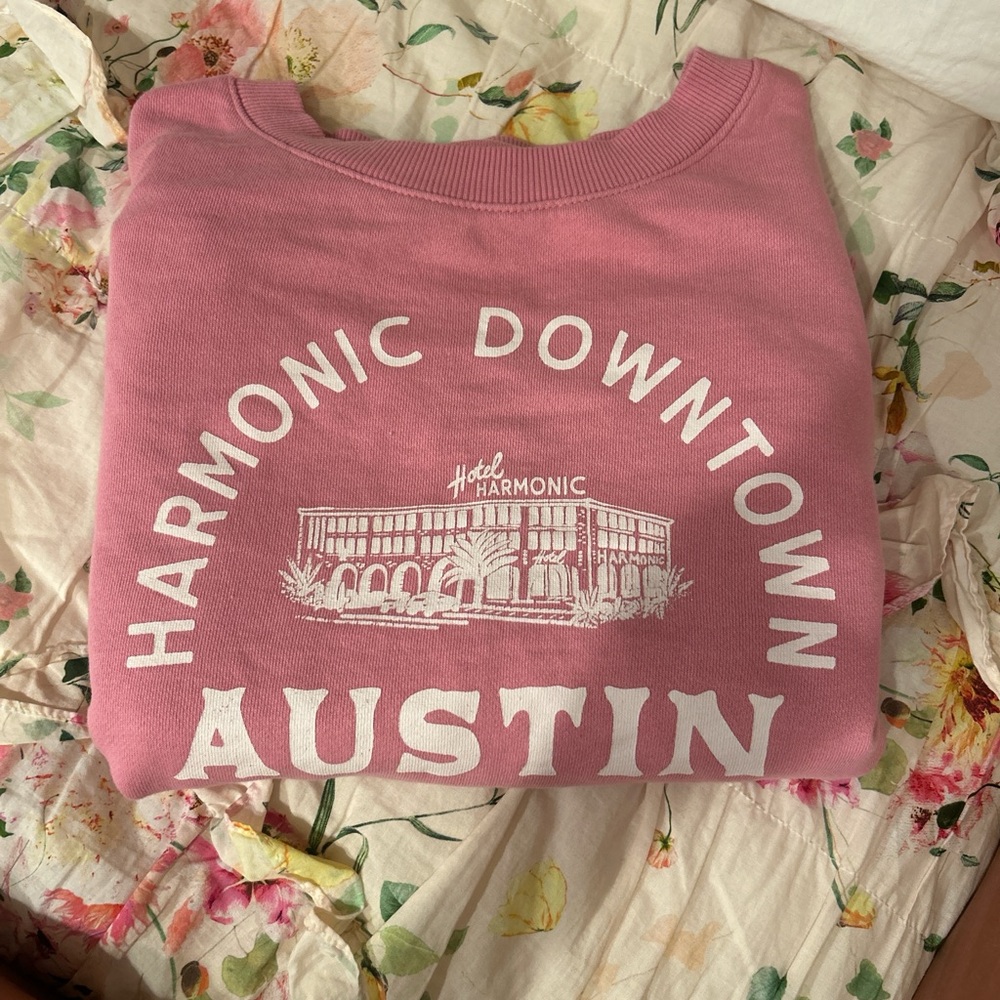 Anthropologie Maeve Pink Sweatshirt